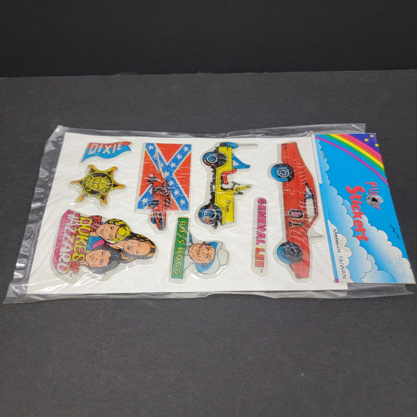 Puffy Stickers, Dukes Of Hazzard (Alternate Packaging)- 1982