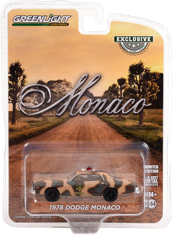 1:64 1978 Dodge Monaco "Camouflague Cruiser" - (Hazzard county Sheriff)