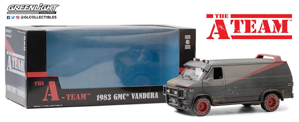 1:24 1983 GMC Vandura "A-TEAM", Weathered W/Bullet Holes
