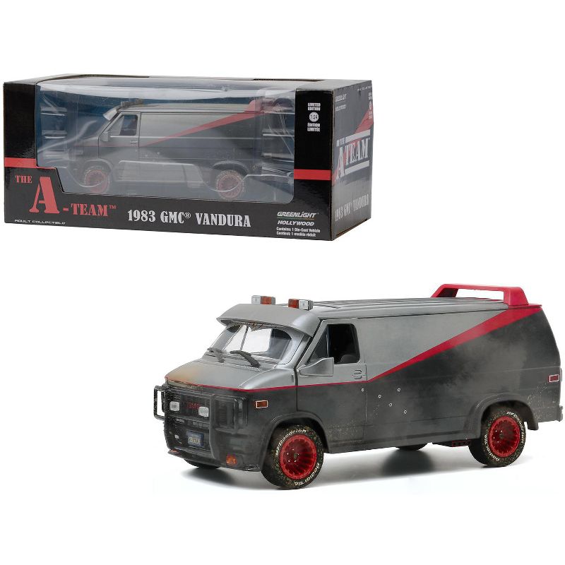 1:24 1983 GMC Vandura "A-TEAM", Weathered W/Bullet Holes